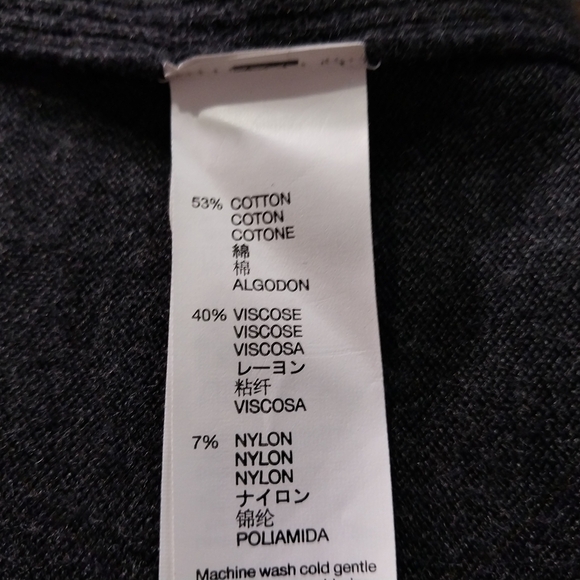 GAP Charcoal Open-Front Cardigan - Picture 3 of 7